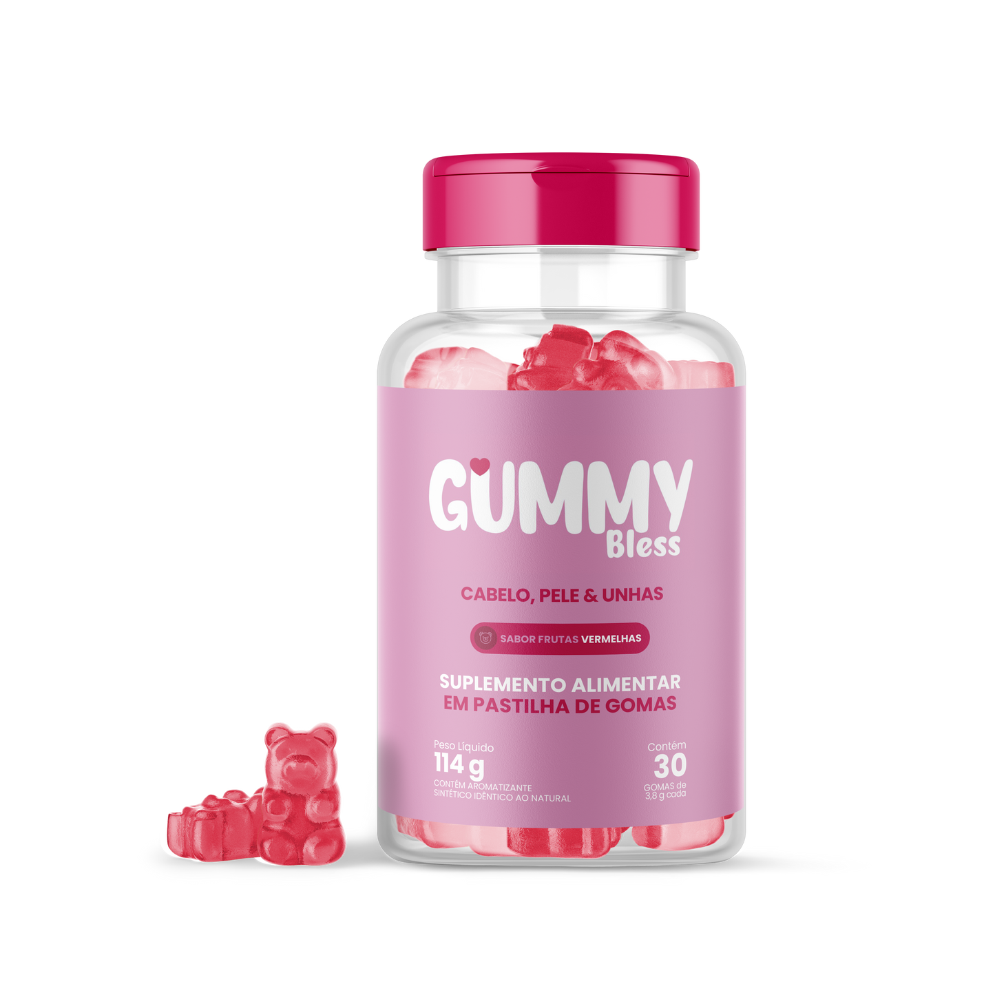 GUMMY CABELO,PELE E UNHAS